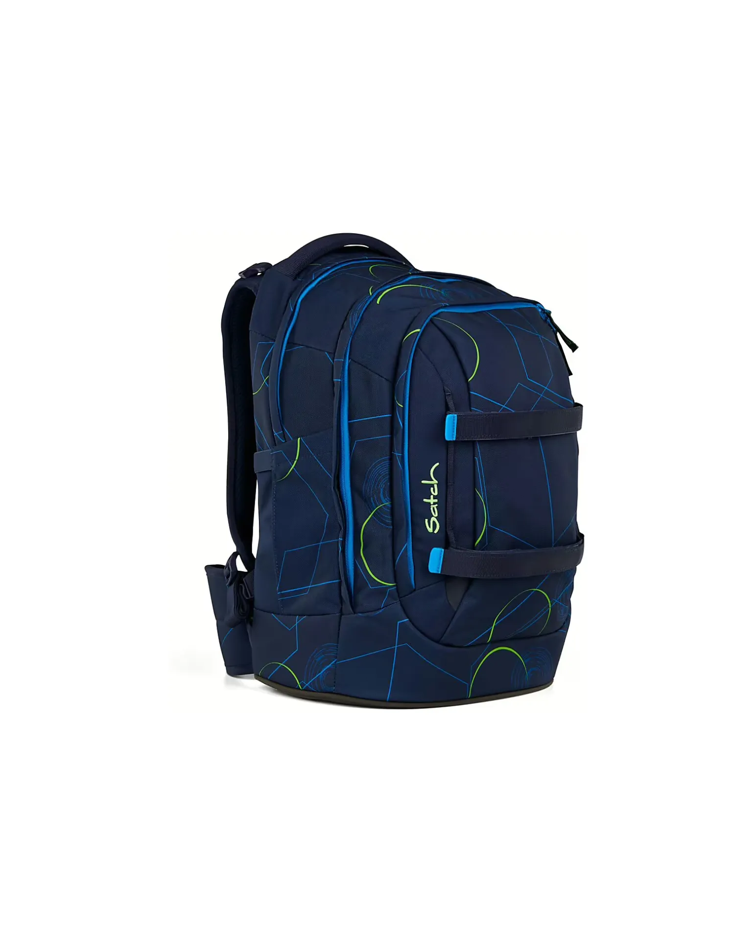 Zaino Ergonomico - Blu Tech - 30 x 45 x 22 cm - Resistente e Idrorepellente