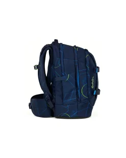 Zaino Ergonomico - Blu Tech - 30 x 45 x 22 cm - Resistente e Idrorepellente