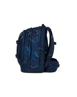 Zaino Ergonomico - Blu Tech - 30 x 45 x 22 cm - Resistente e Idrorepellente