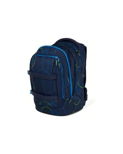 Zaino Ergonomico - Blu Tech - 30 x 45 x 22 cm - Resistente e Idrorepellente