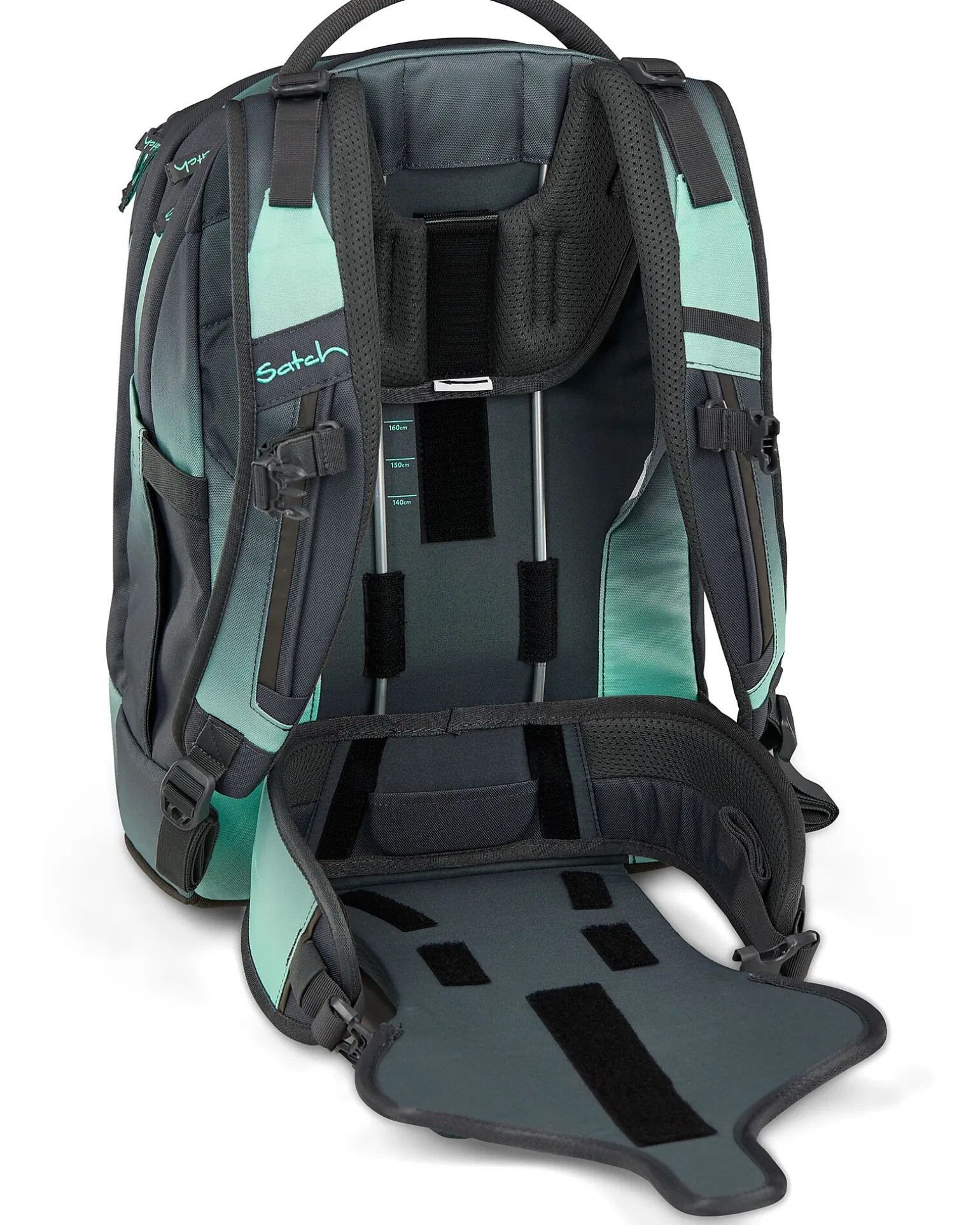 Zaino Ergonomico - Gradient Mint - 30 x 45 x 22 cm - Resistente e Idrorepellente