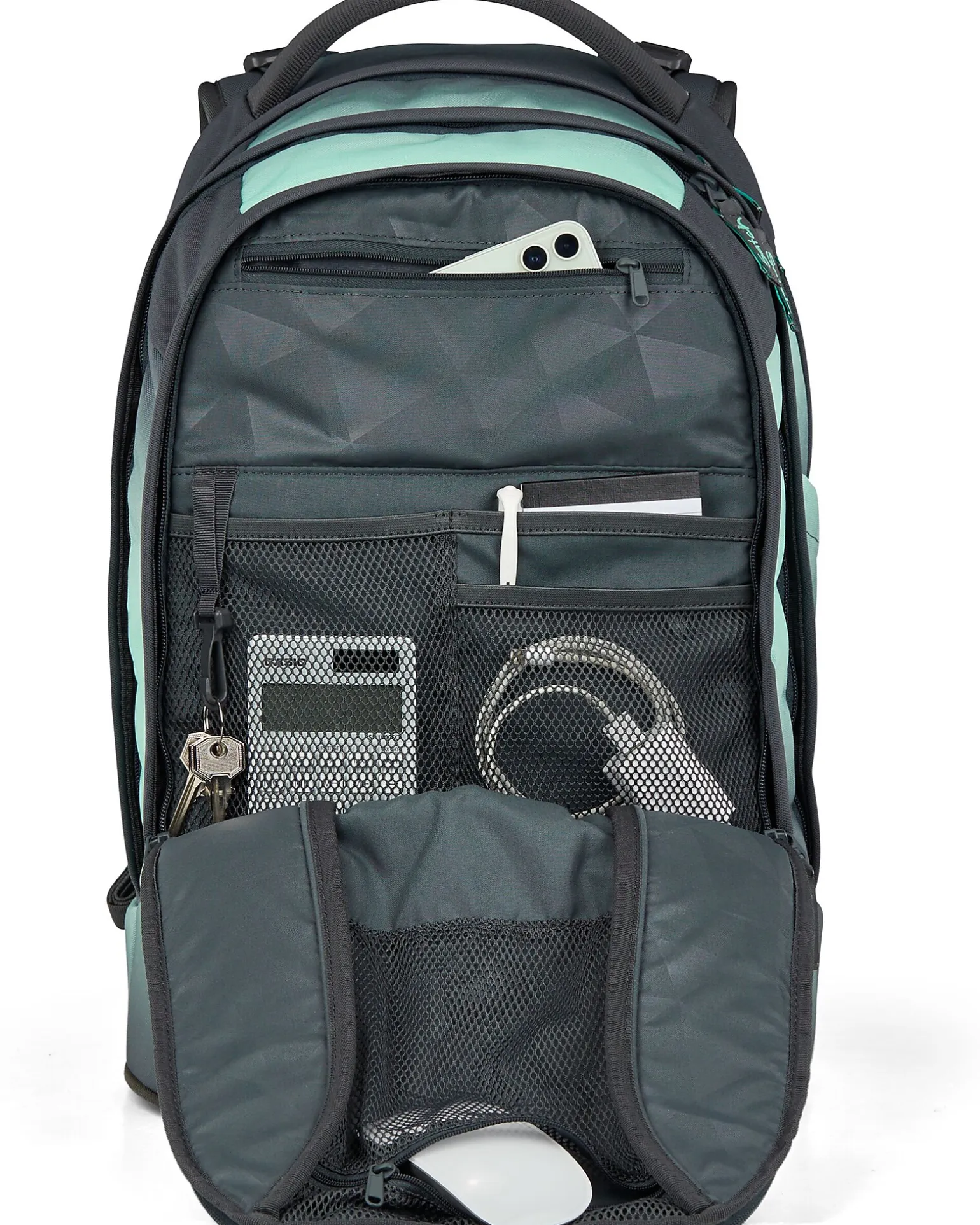 Zaino Ergonomico - Gradient Mint - 30 x 45 x 22 cm - Resistente e Idrorepellente