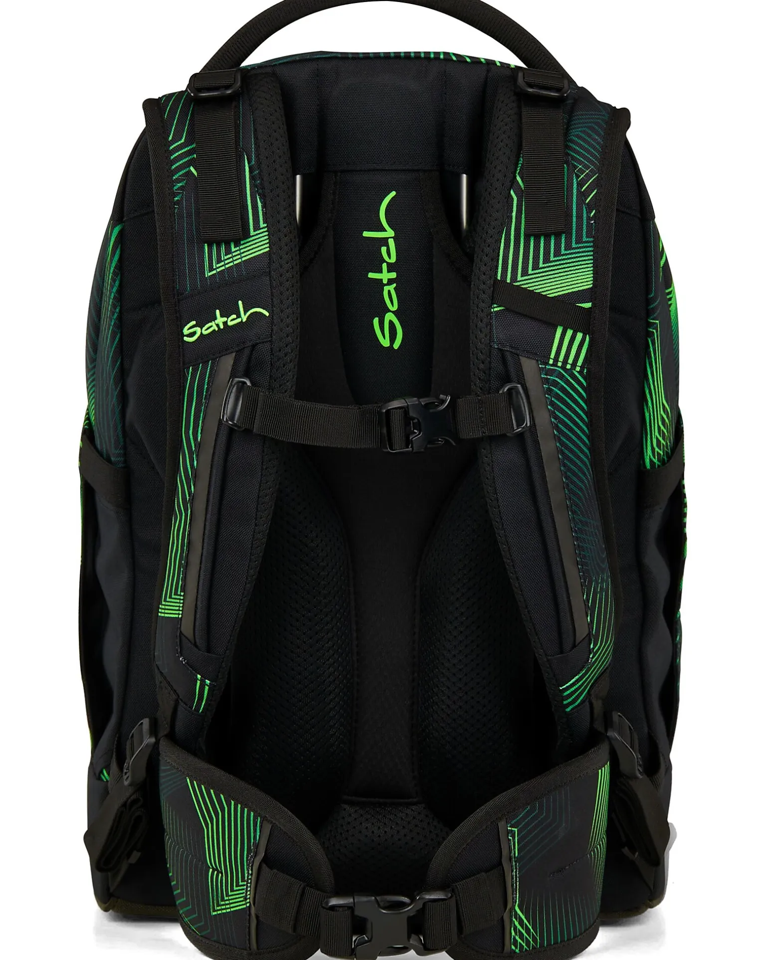 Zaino Ergonomico - Seismic Green - 30 x 45 x 22 cm - Resistente e Idrorepellente