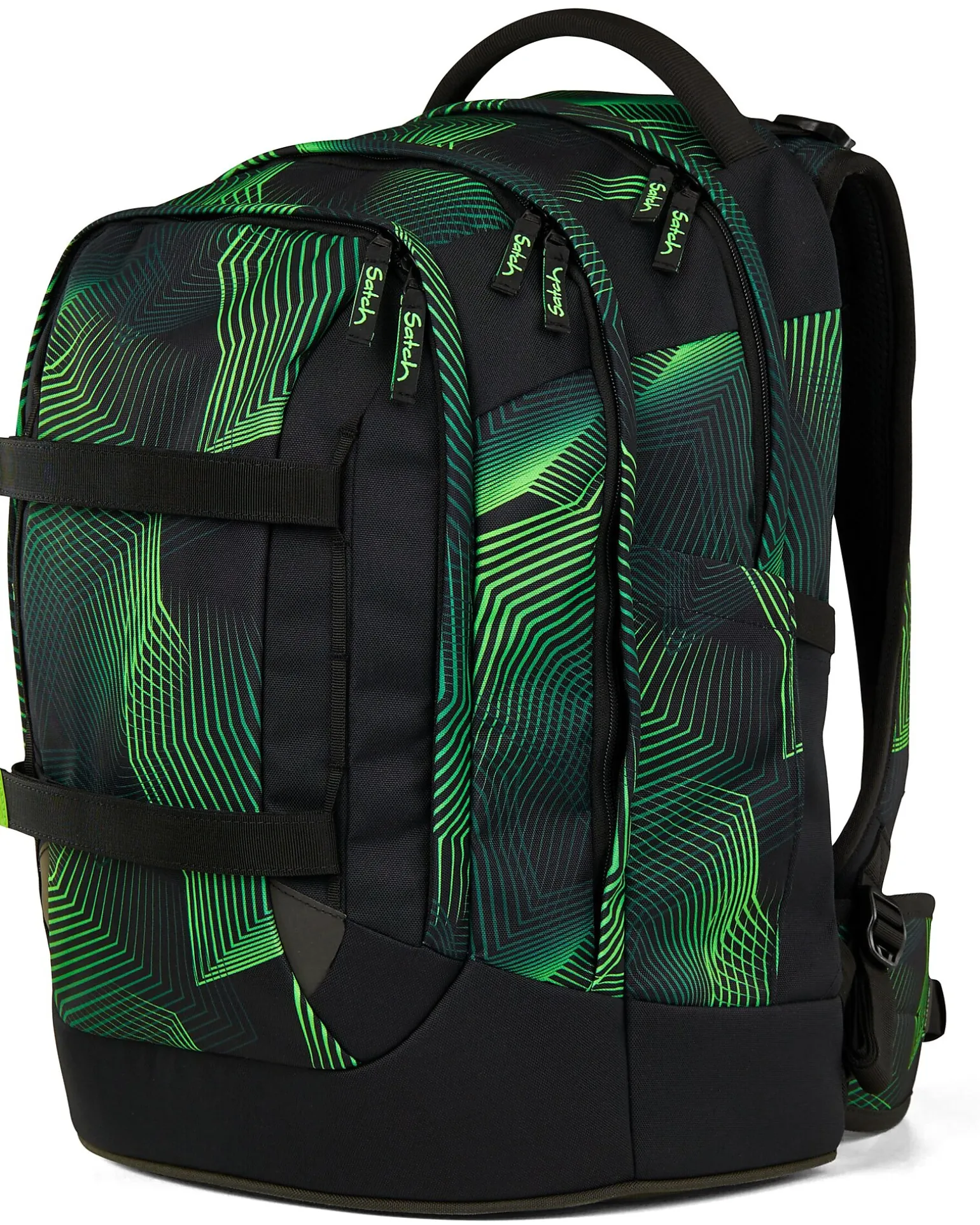 Zaino Ergonomico - Seismic Green - 30 x 45 x 22 cm - Resistente e Idrorepellente