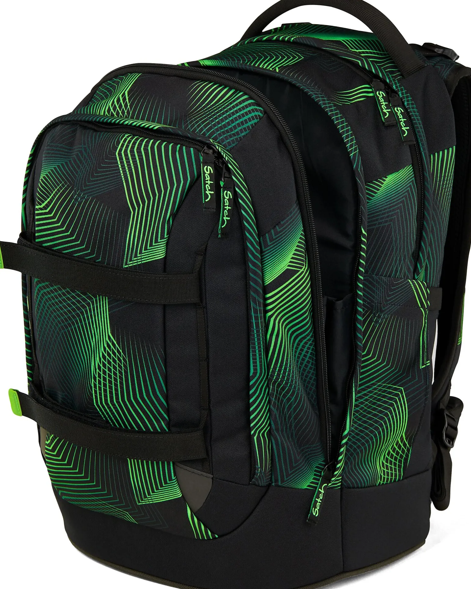 Zaino Ergonomico - Seismic Green - 30 x 45 x 22 cm - Resistente e Idrorepellente