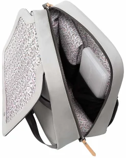 Zaino Meta - Grigio Perla - Soluzione Ultraleggera Funzionale ed Elegante per Te e il tuo Bambino!