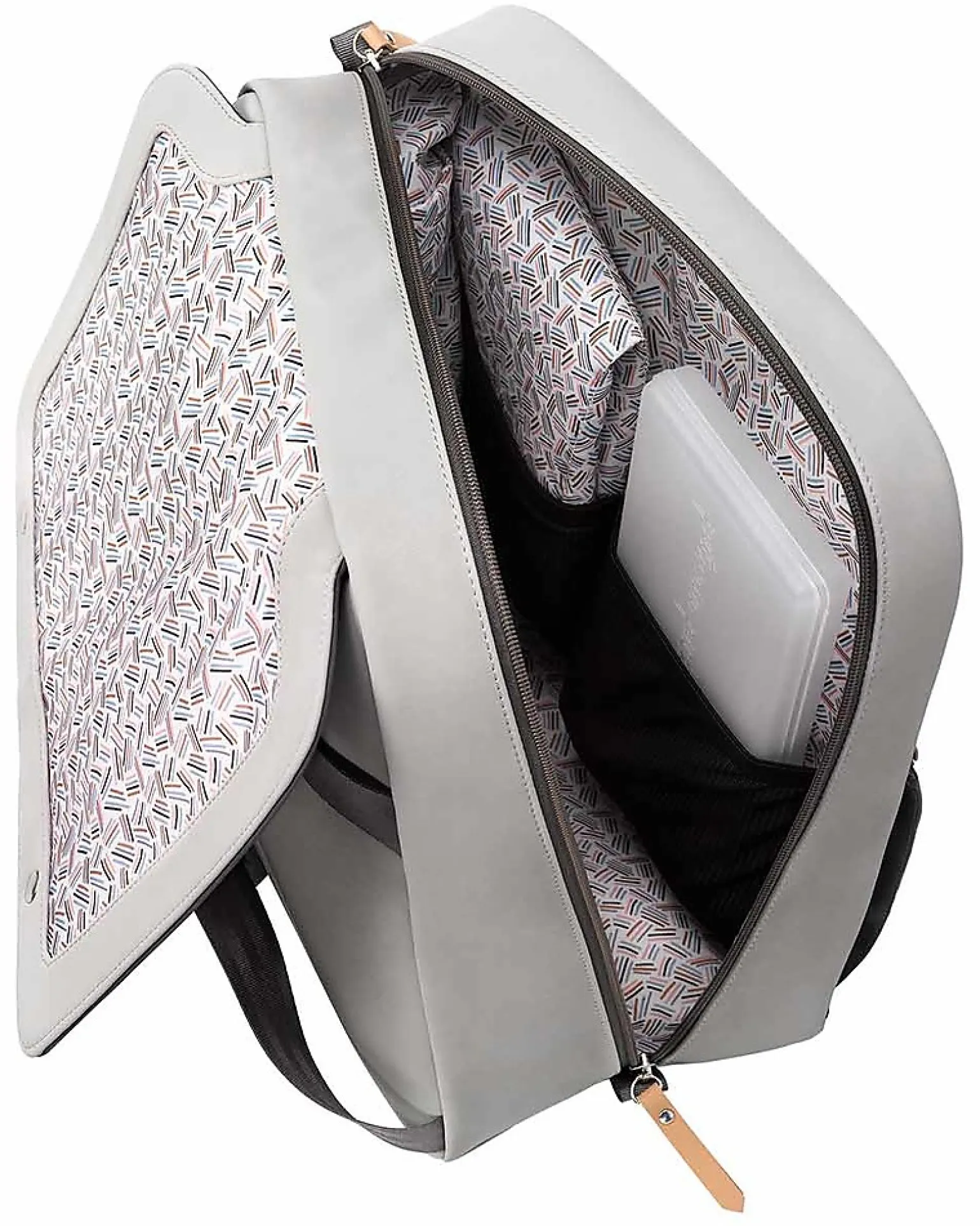 Zaino Meta - Grigio Perla - Soluzione Ultraleggera Funzionale ed Elegante per Te e il tuo Bambino!