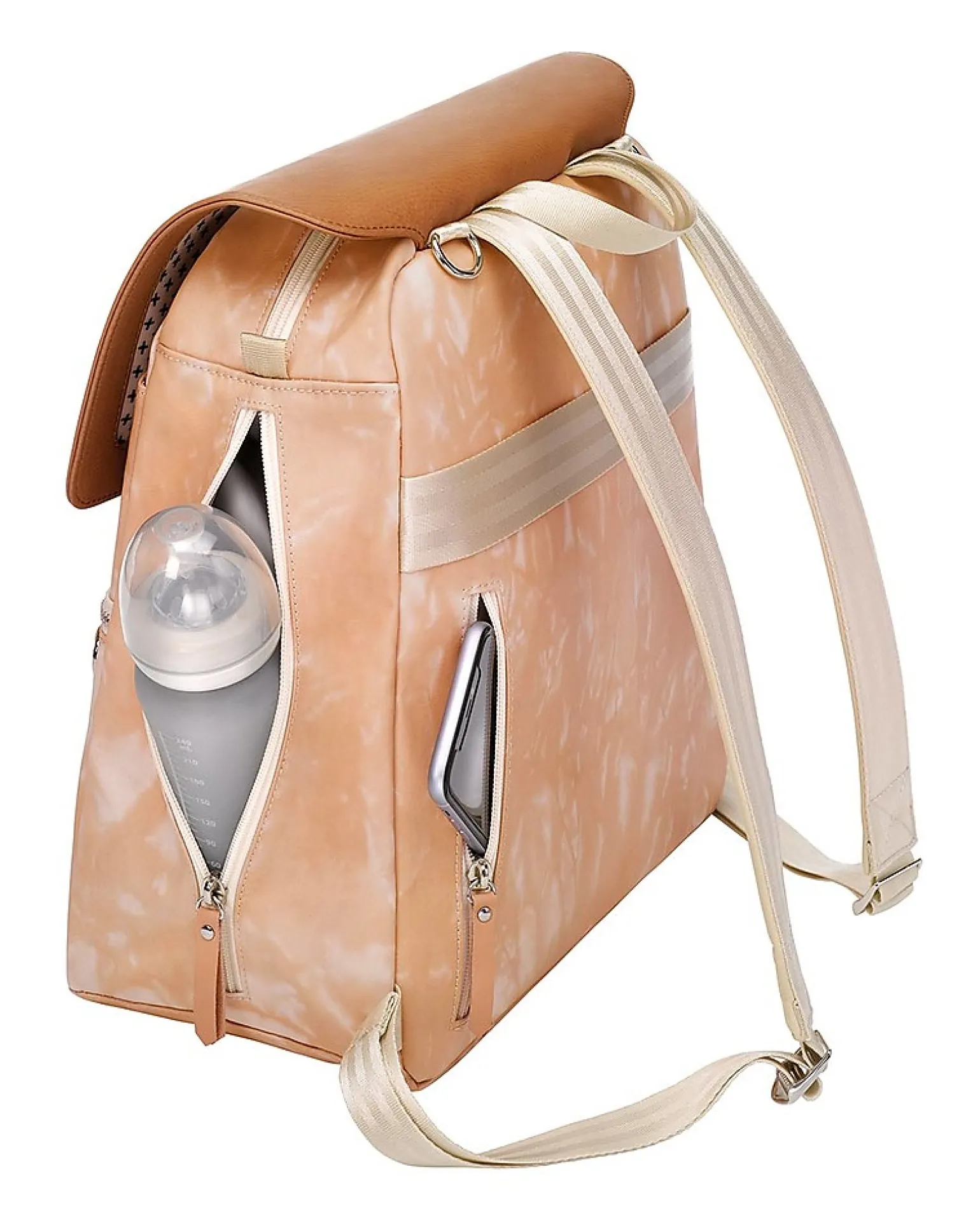 Zaino Meta - Sabbia - Soluzione Ultraleggera Funzionale ed Elegante per Te e il tuo Bambino!