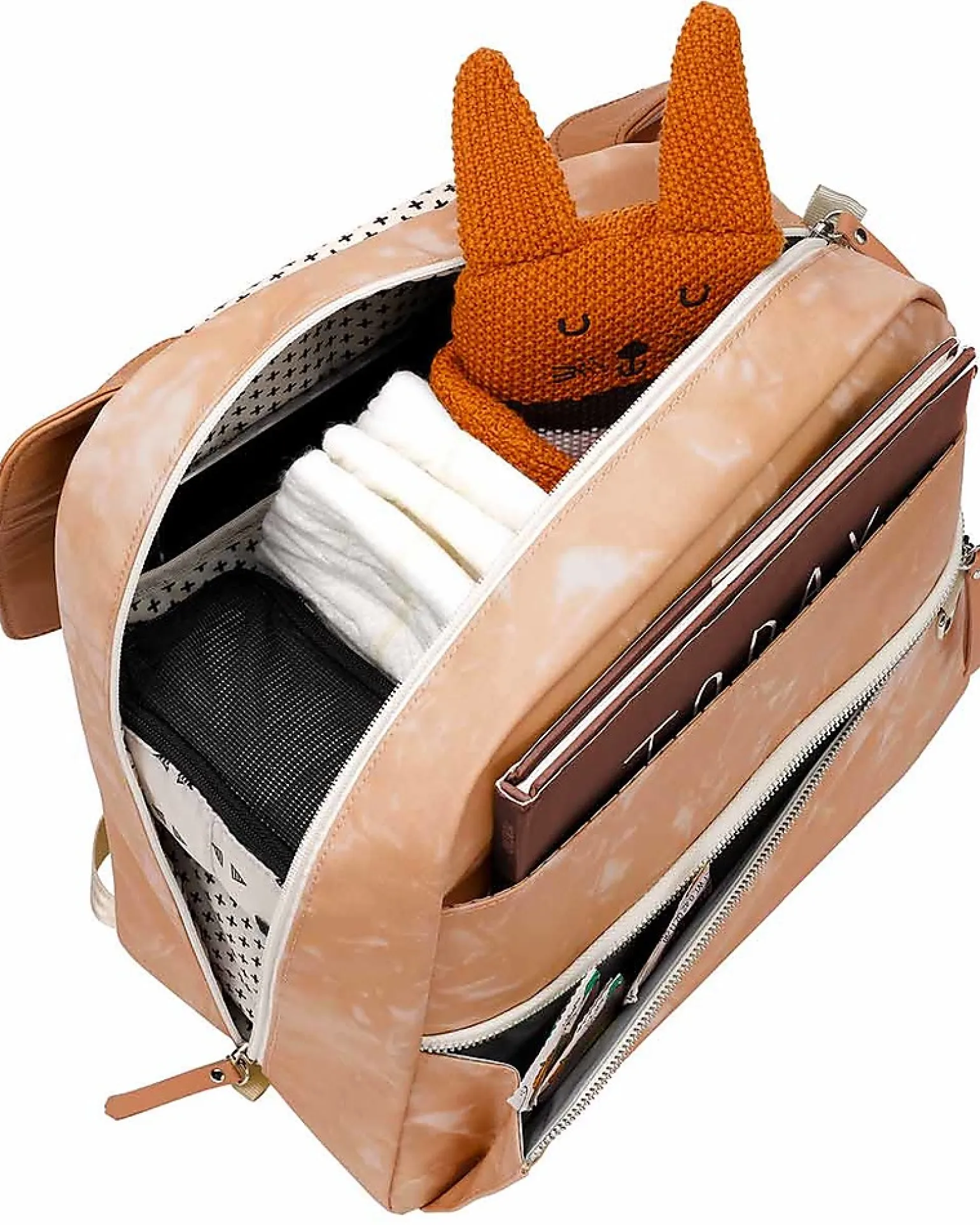 Zaino Meta - Sabbia - Soluzione Ultraleggera Funzionale ed Elegante per Te e il tuo Bambino!